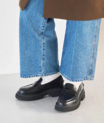 르탈론 두꺼운 밑창 몰드 로퍼 22cm