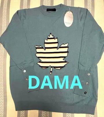 DAMA  컬렉션 단풍나무 울 부드러운 니트 M 사이즈 구매 라벨 포함