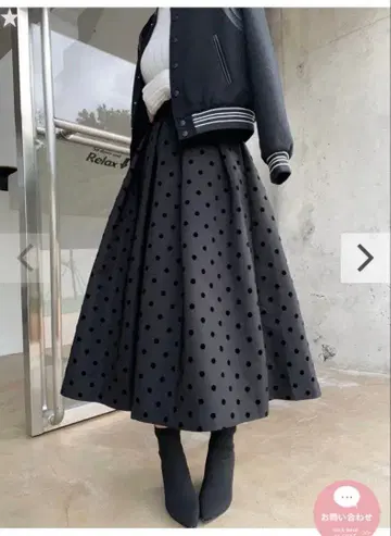 BIRTHDAYBASH 벌스데이 바쉬 도트 무늬 볼륨 스커트