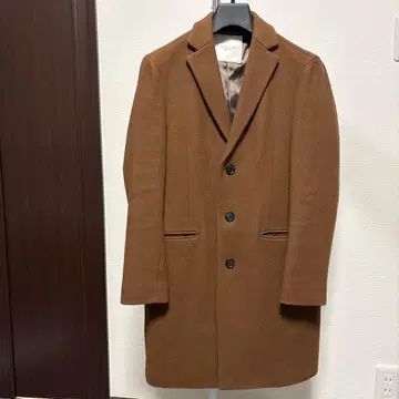 EDIFICE 브라운 체스터 코트