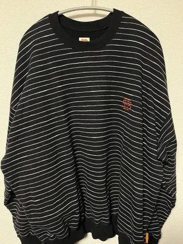 SEE SEE BOARDER CREW SWEAT BLK/WHT URBS