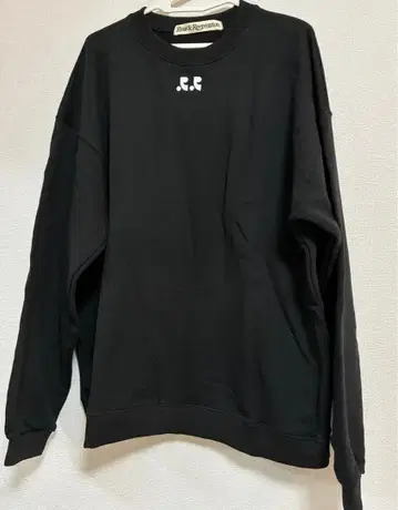 Rest & Recreation 맨투맨 트레이닝복 블랙 남녀 공용