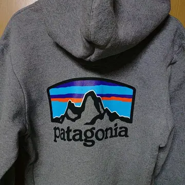 patagonia 그레이 후드 부착 후드티