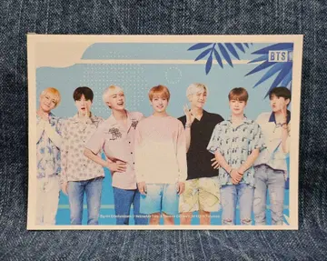 BTS 메모장 1권 10매 100엔 한국 제작자 재고 정리