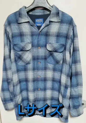 펜들턴 울 보드 셔츠 L 옴브레