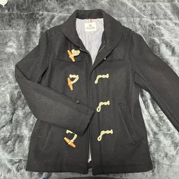 맨즈 비기 블랙 더플 코트 L 사이즈 남성용 비기