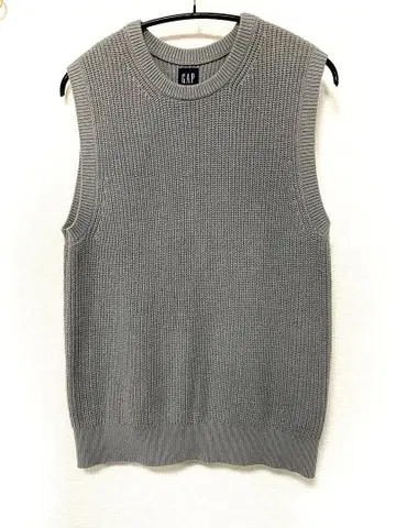 GAP 코튼 베스트 그레이 베스트 크루넥 M 표기