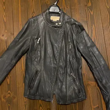 MICHAEL KORS 천연 가죽 라이더 자켓 S/P