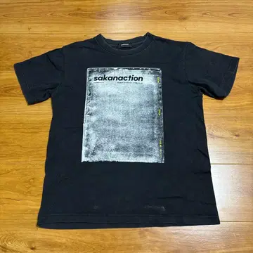 T셔츠 / 사카낙션 2019년 여름 블랙 반팔