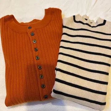 디스코트 얇은 소재 니트