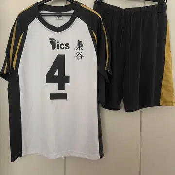 하이큐 10주년 보쿠토 코타로 유니폼 후쿠로다니 고등학교 하프 팬츠 XL