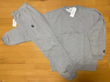 65% OFF 미사용 새상품 4XO 컨버스 맨투맨 상하의 셋업 그레이