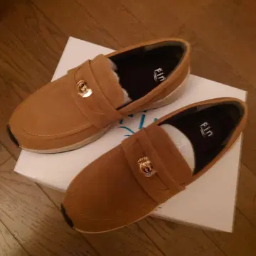 Fin 브라운 스웨이드 로퍼