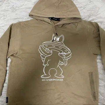 GANGSTERVILLE 베이지 후드티