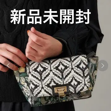 [ 미개봉 새상품 ] 패턴 자카드 미니 숄더백