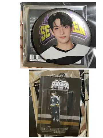 SEVENTEEN HOME 도겸 캔뱃지 & 아크릴 키링 세트