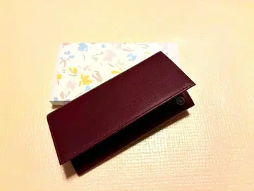 황궁 지갑 황궁 한정판 특제 장지갑 크림슨 국화 문양