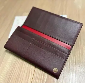 황궁 지갑 황궁 한정판 특제 장지갑 크림슨 국화 문양