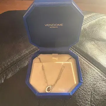 VENDOME 실버 목걸이 타원형 k10