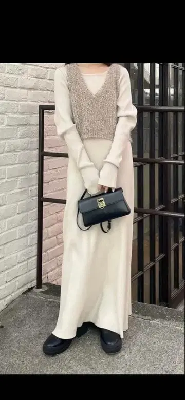 세일 완판템 니트 베스트 원피스 세트