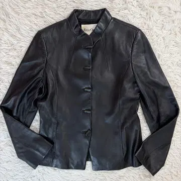 컨디션 최상 Fresc Oggi 가죽 자켓 램 가죽 양가죽 블랙