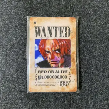 ONE PIECE FILM RED 샹크스 수배서 볼체인
