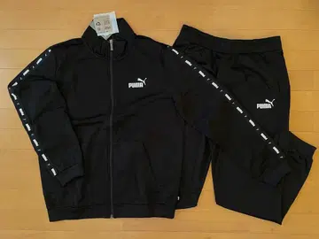 미사용 새상품 푸마 L 속기모 쾌적 저리 상하의 블랙 셋업