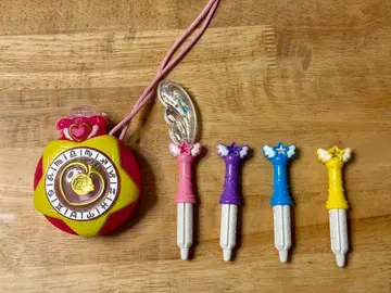 스타 트윙클 프리큐어 스타 컬러 펜던트와 스타 컬러 펜 4개