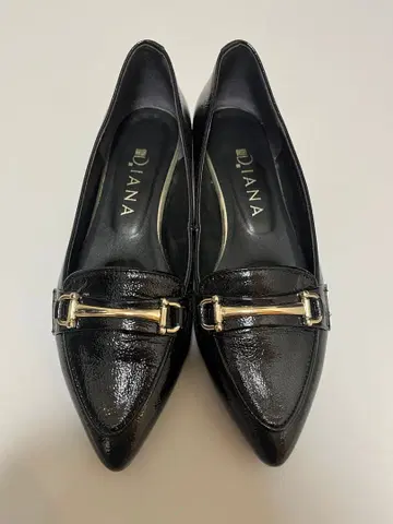 Diana 블랙 스틸레토 펌프스