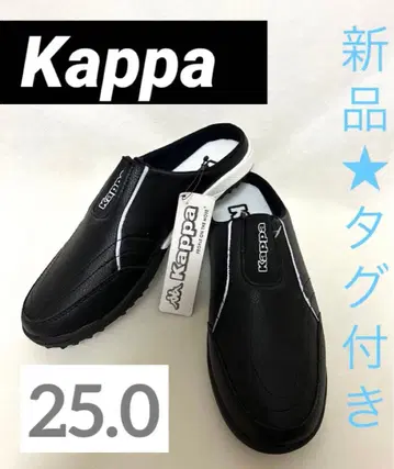 택 포함 새상품 카파 Kappa 스니커즈 슬립온 클록 슈즈 신발 블랙