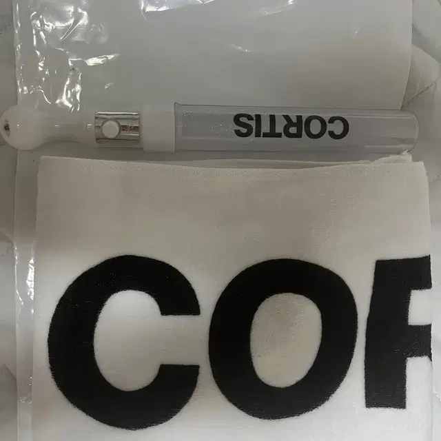 코르티스 릴리즈 파티 쇼케 역조공 수건 타올 응원봉