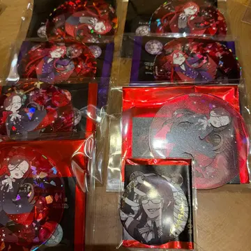 흑집사 Black Label 아크릴 코스터 캔뱃지 그렐