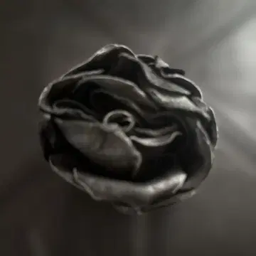 스포츠 맥스 장미 코사지 가죽 브로치