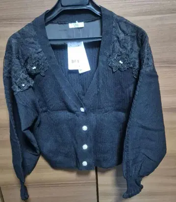 axes femme 레이스 숏 가디건