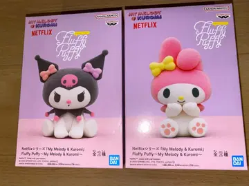 Netflix Fluffy Puffy 마이멜로디 & 쿠로미 피규어 세트