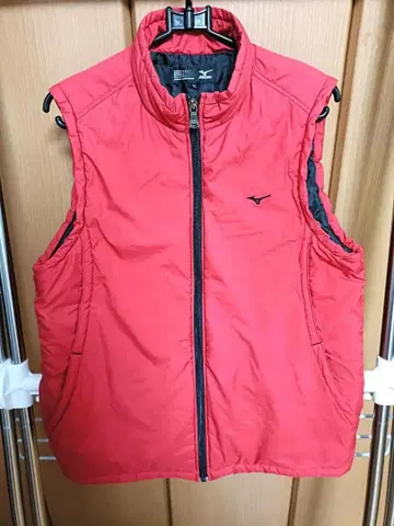 Mizuno 남성용 베스트 M 레드 충전솜(블레스서모 함유)