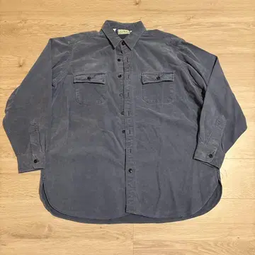 80s L.L.Bean 샤모아크로스 셔츠 USA제 XL TALL