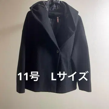 COMME CA ISM 컴시즘 L 사이즈 코트 여성용 블랙