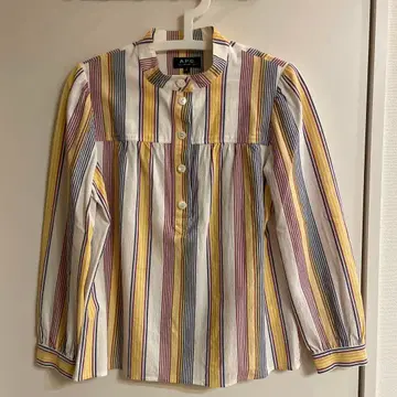 A.P.C. 스트라이프 긴팔 셔츠 38