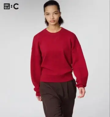 UNIQLO 스무스 코튼 크루넥 스웨터