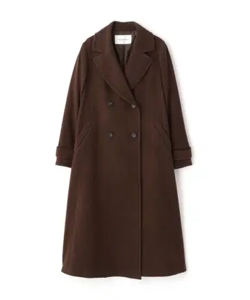 내추럴 뷰티 베이직 빅 칼라 더블 체스터 코트