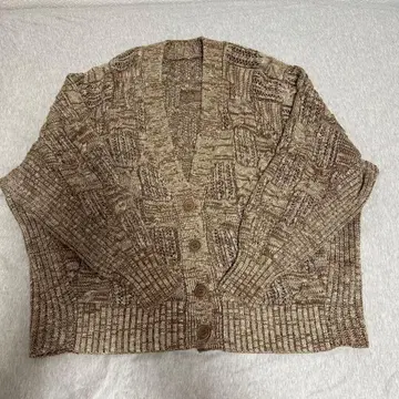 로즈버드 ROSE BUD 가디건 샘플 브라운