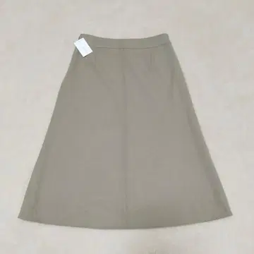 택 포함 새상품 언타이틀 종아리 기장 울 플레어 스커트