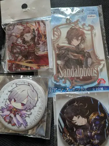 그랑블루 판타지 캔뱃지 아크릴 키링 퍼시벌 랜슬롯