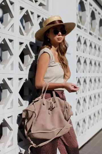 room306contemporary 룸306 리얼 가죽 백 핑크