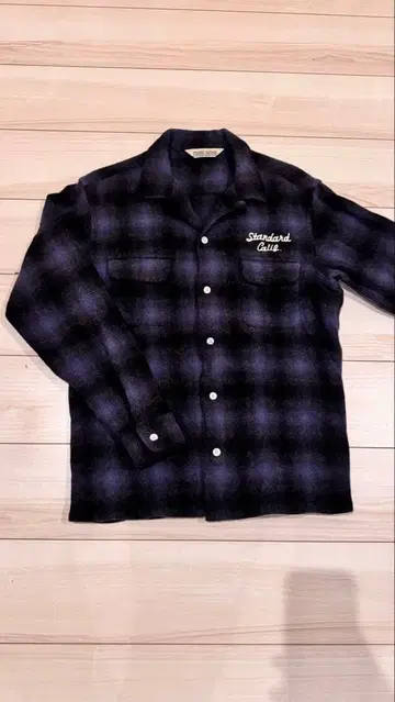 스탠다드 캘리포니아 옴브레 체크 셔츠