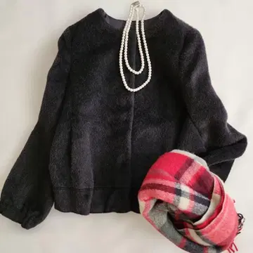 다용도 맥피 투모로우랜드 알파카 울 노카라 자켓