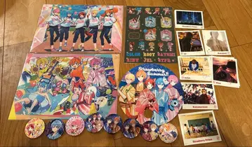 스트프리 굿즈 (클리어 파일, 캔뱃지, 씰, 카드 등 세트)