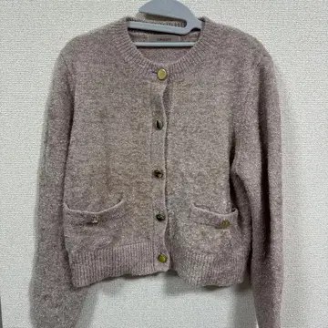 JUSGLITTY 라메 가디건 2