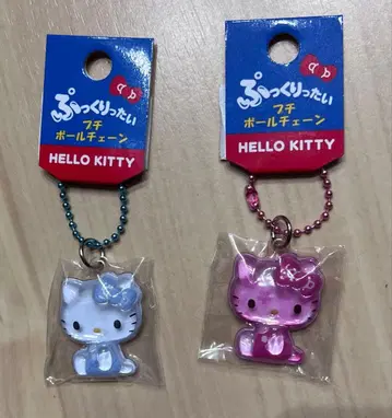 통통한 쁘띠 볼체인 벚꽃 키티, 퀼트 블루 키티